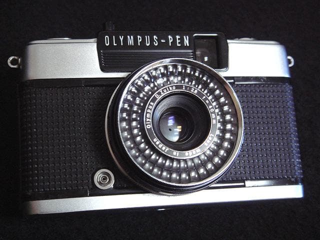 稀少黒 撮影可 オリンパス ペン EES-2 olympus pen ees2