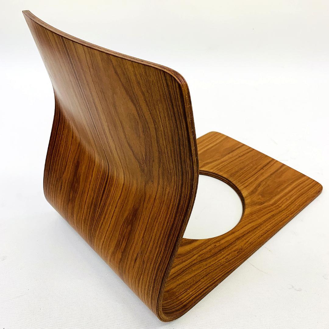 Tendo 天童木工 座椅子 2脚セット 藤森健次 曲木 ケヤキ ローズウッド②