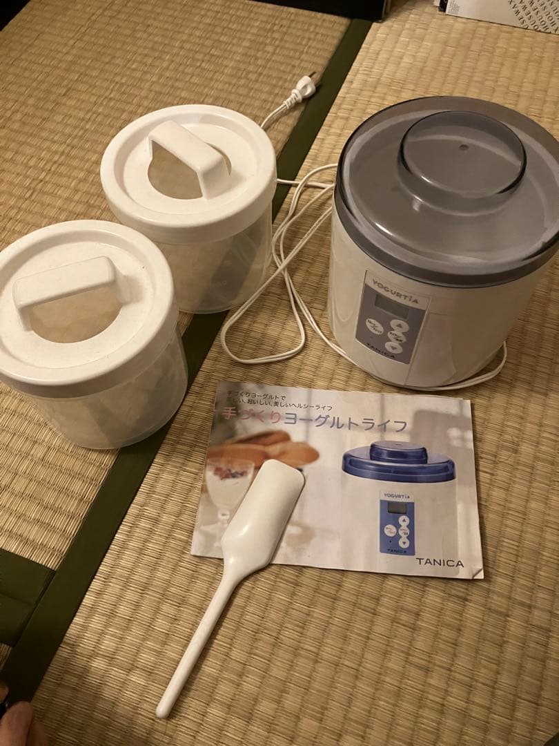 TANICA ヨーグルトメーカー ホワイト 2個容器