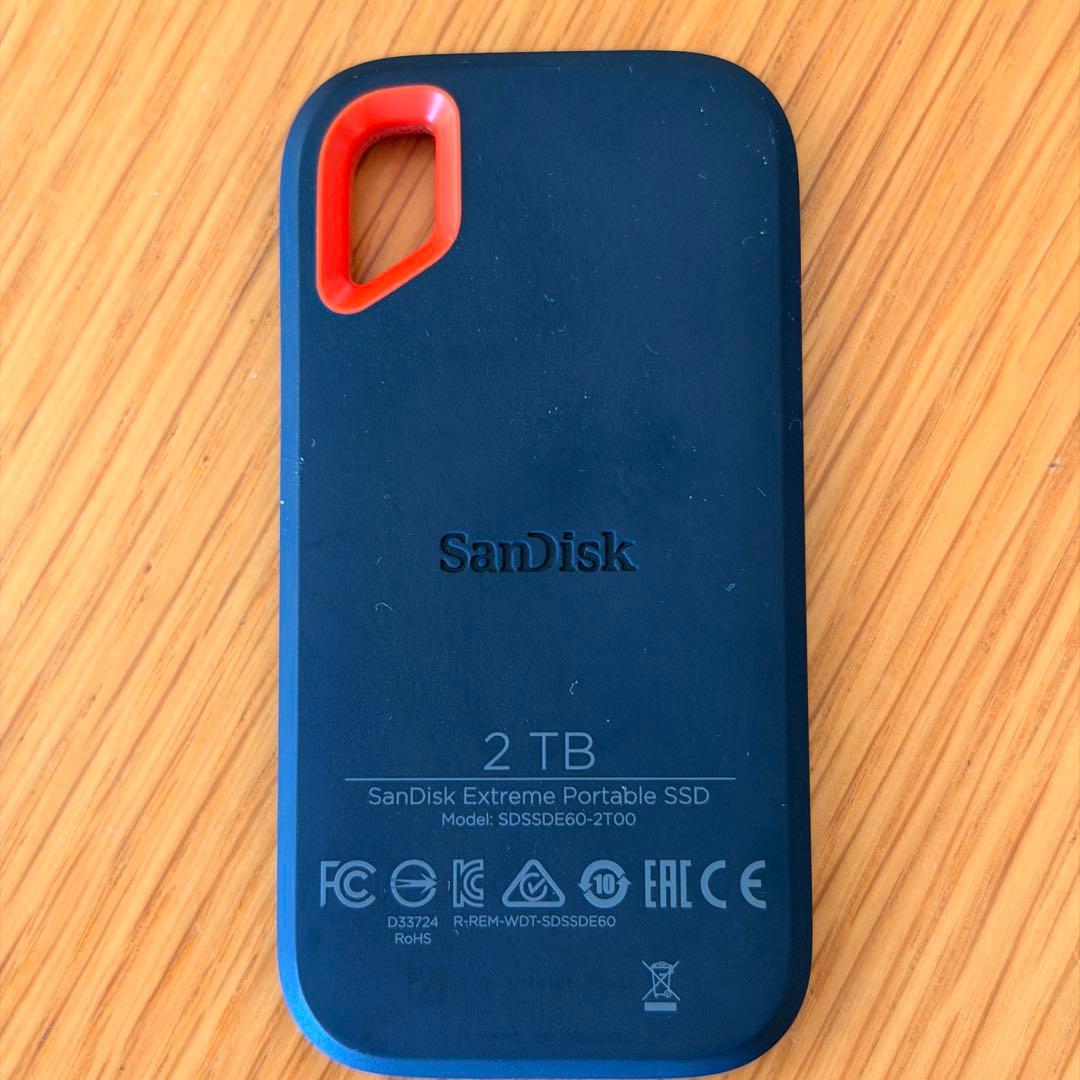 SanDisk 2TB 外付けSSD USB-C