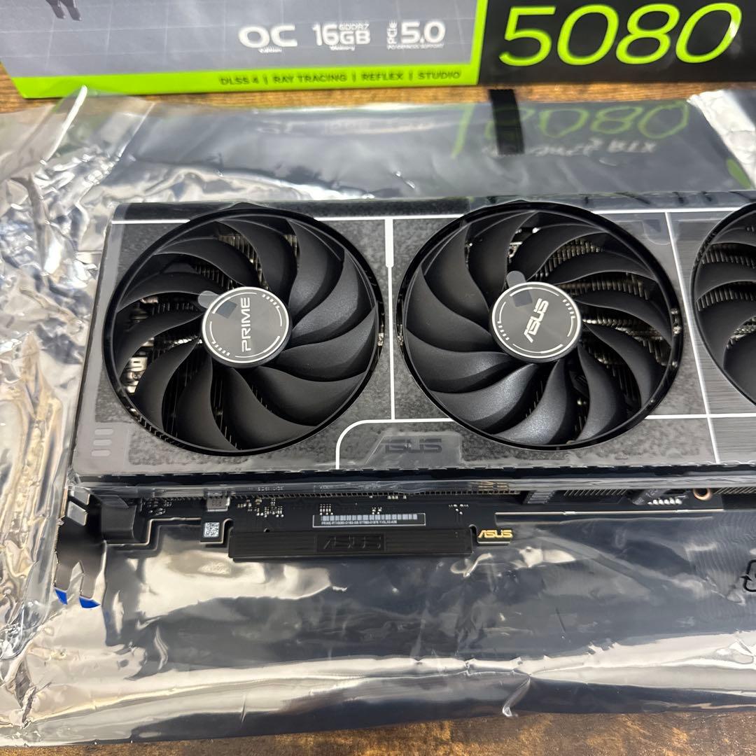 【ほぼ新品テストのみ】RTX 5080 ASUS Prime OC 16GB