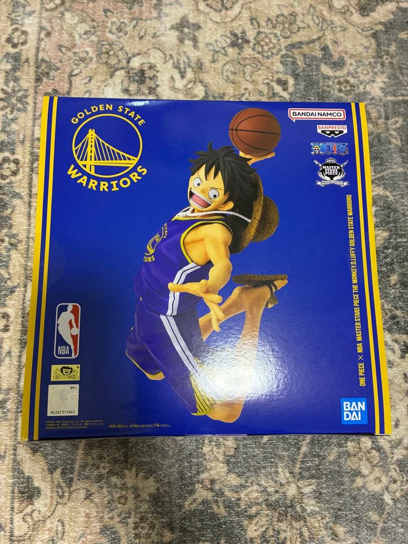 新品 ワンピースベースショップ　NBA ウォーリアーズ　ルフィ　フィギュア