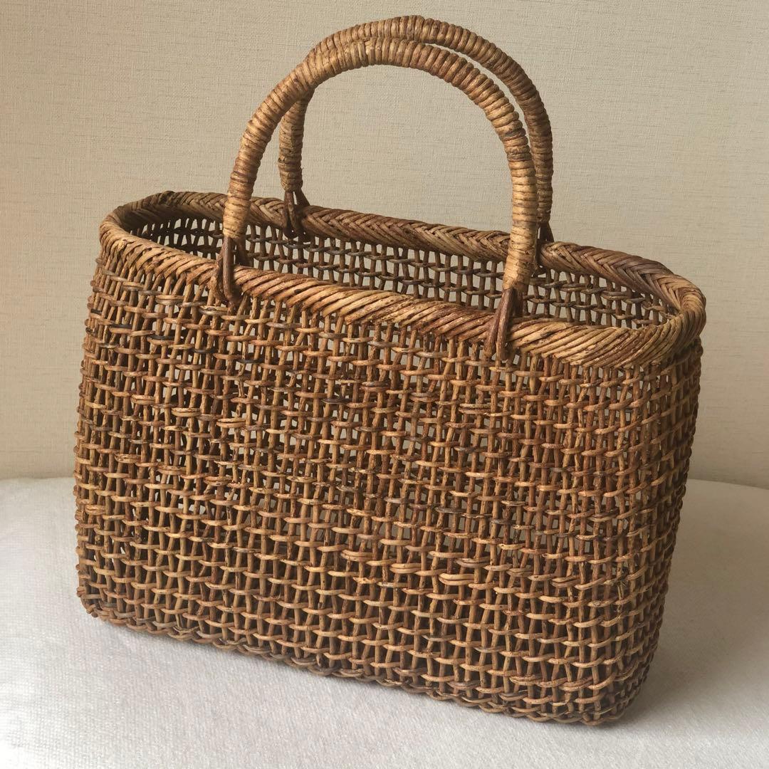 あけび かご カゴバッグ 着物 浴衣 かごバッグ 伝統工芸品 手提げ籠 夏着物