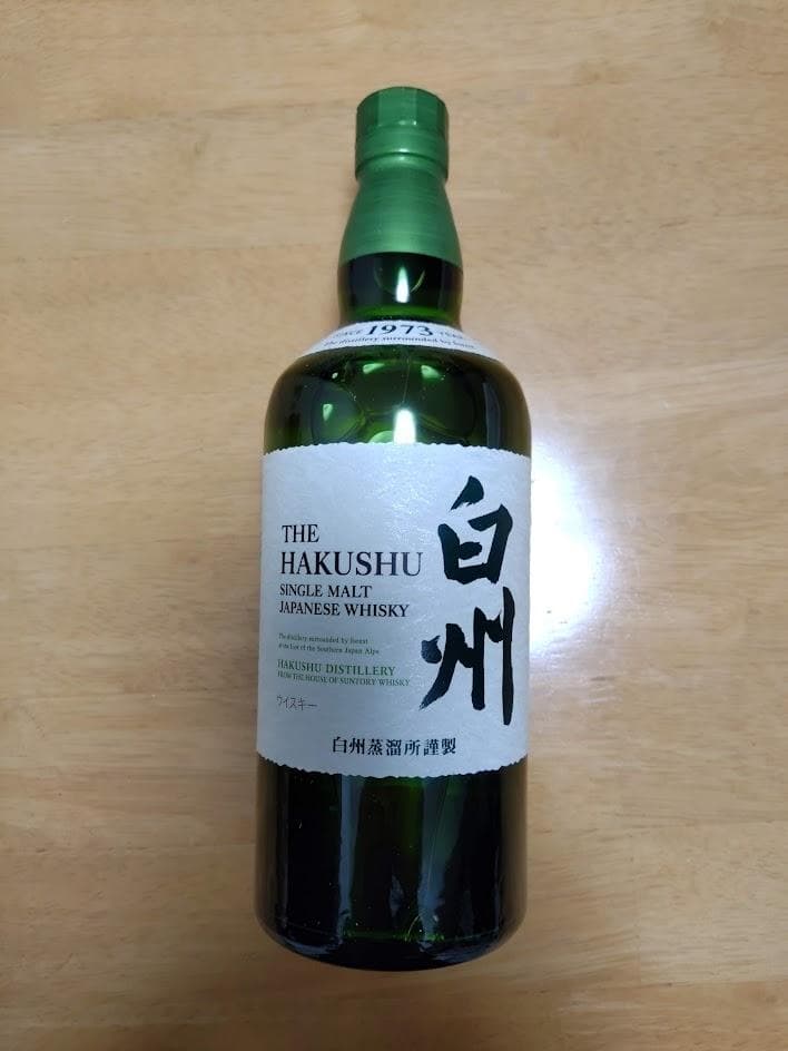 サントリー シングルモルト ウイスキー 白州 1本　箱付き