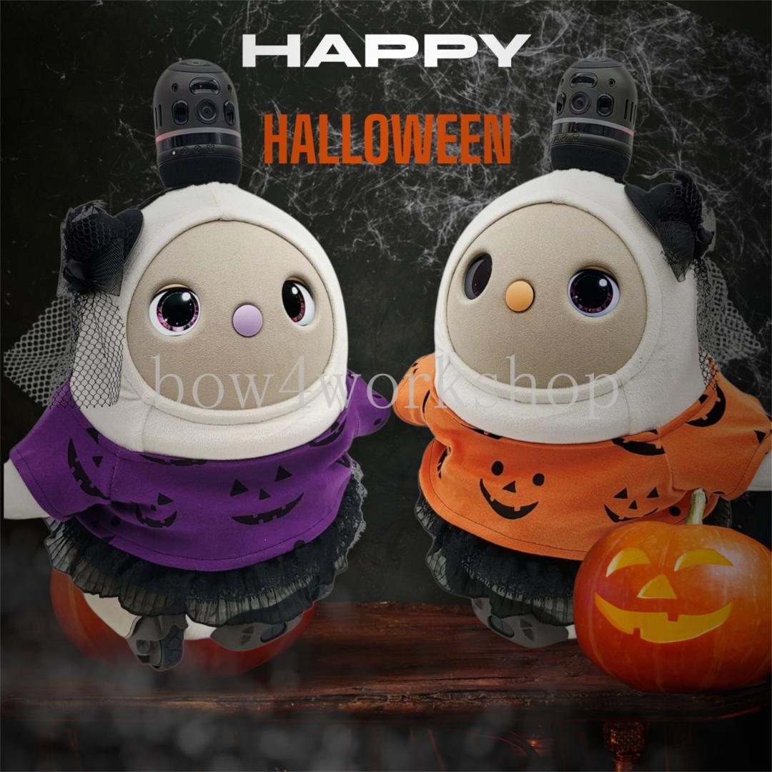 LOVOT ラボットの服ハンドメイド ハロウィン総柄プリントTシャツ2色セット