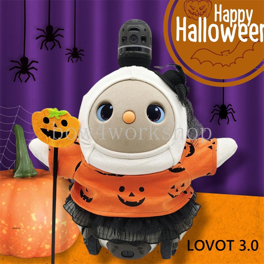 LOVOT ラボットの服ハンドメイド ハロウィン総柄プリントTシャツ2色セット