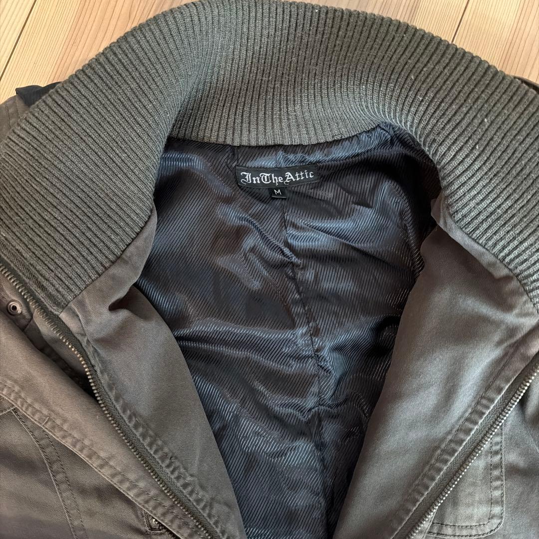 y2k darkcore グランジ 00sミリタリージャケット エディ期