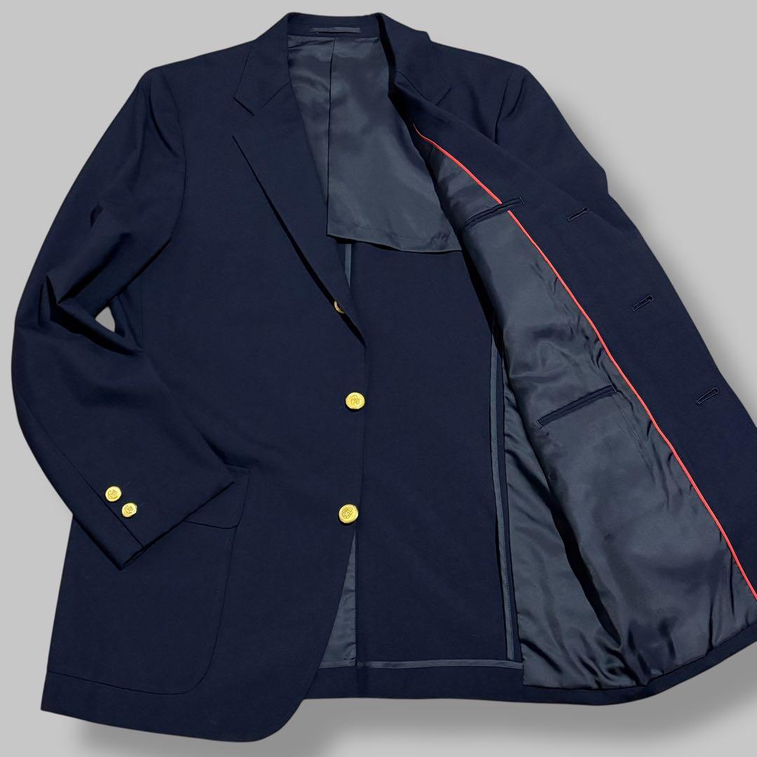 【けん様】J.PRESS テーラードジャケット 紺ブレ 金ボタン 段返り XL