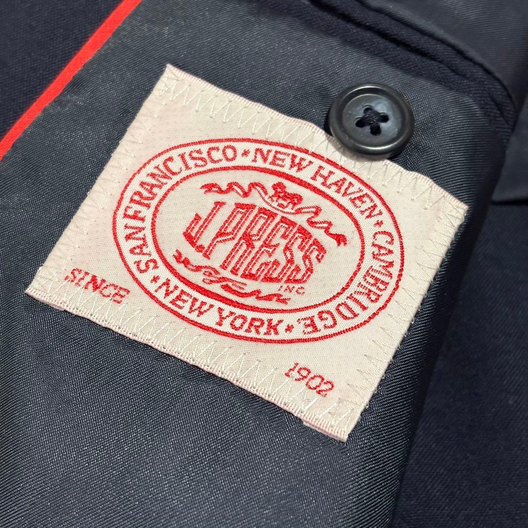 【けん様】J.PRESS テーラードジャケット 紺ブレ 金ボタン 段返り XL