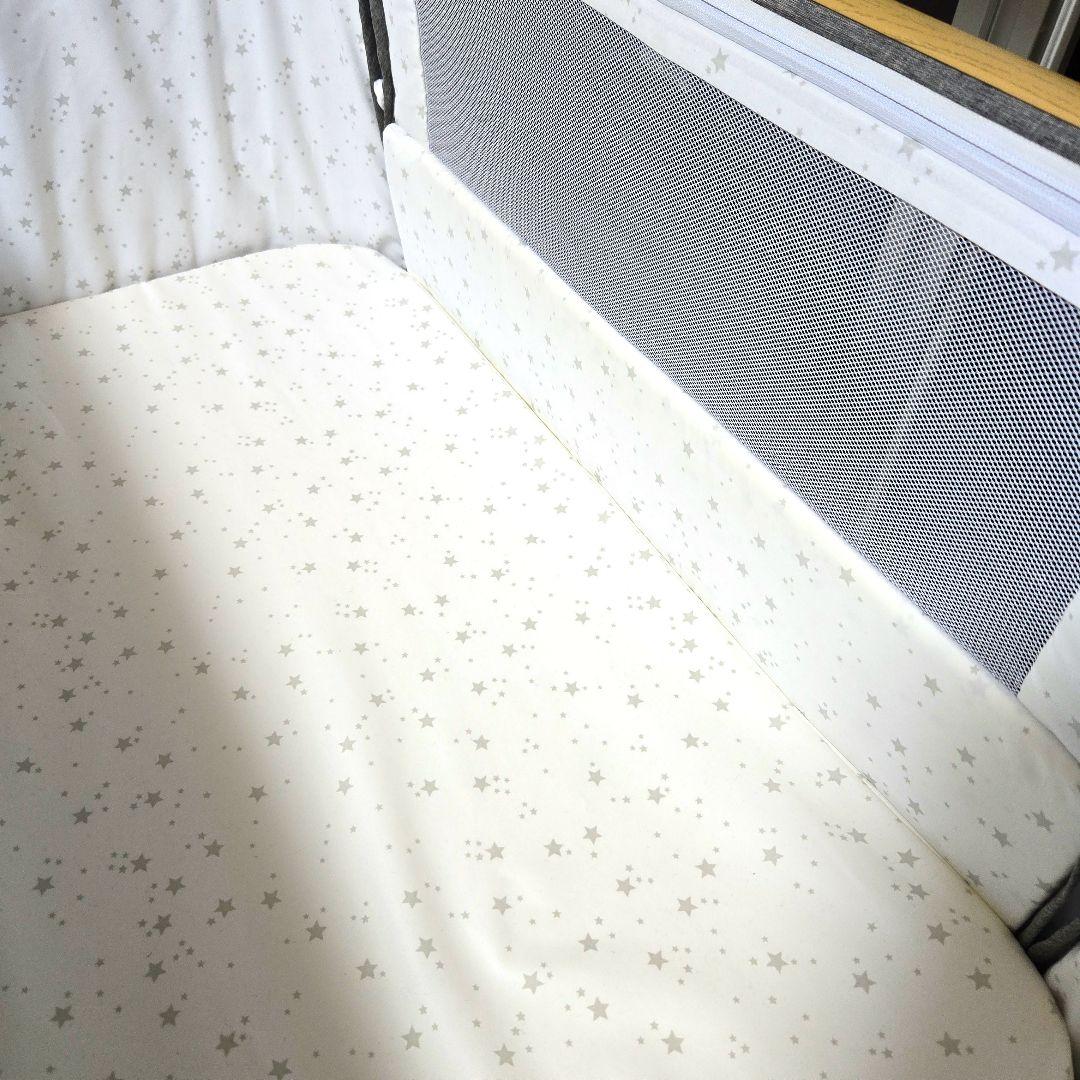 ベビーベッド HZDMJ グレー【説明書・付属品あり】