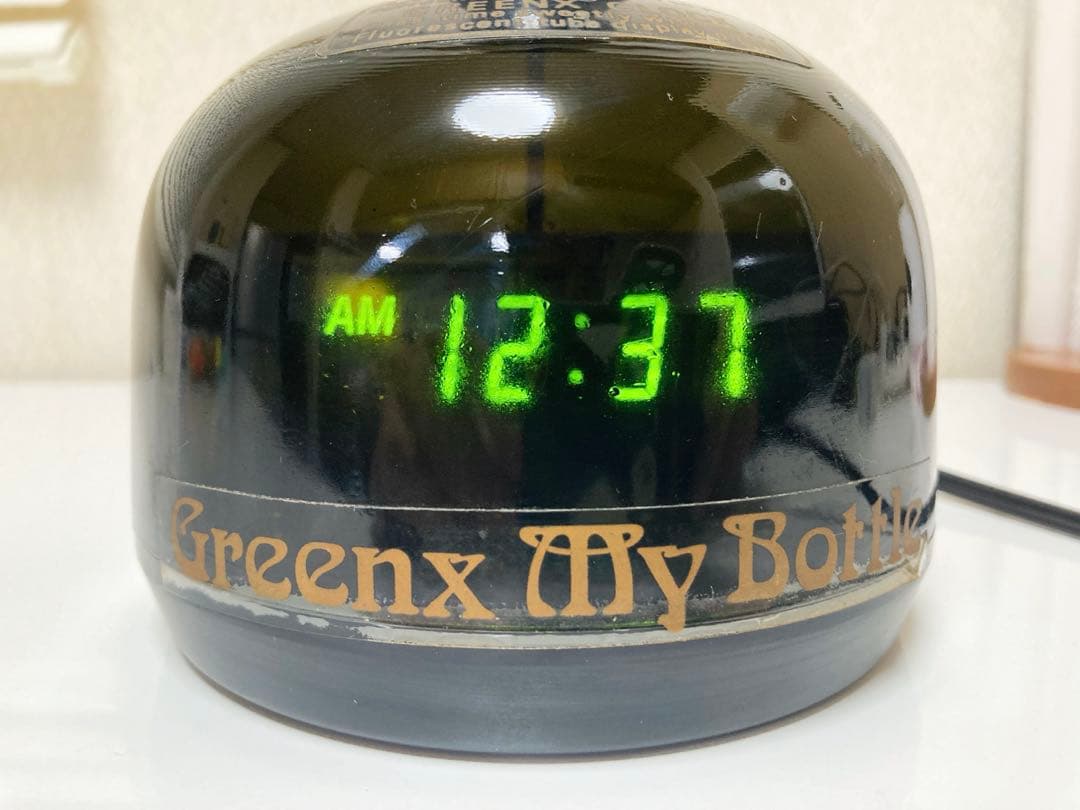 ボトル型デジタル時計　昭和レトロ　ヴィンテージ