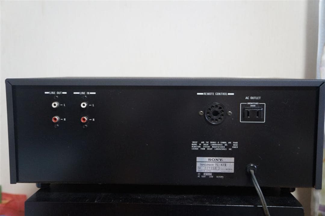 SONY　ソニー　カセットデッキ　ＴＣ－Ｋ７Ⅱ　整備品