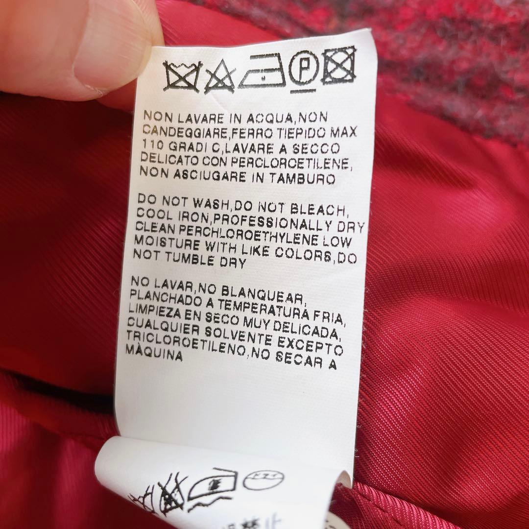 美品♡ マックスマーラ　テーラードジャケット　チェック柄　モヘヤ混　38