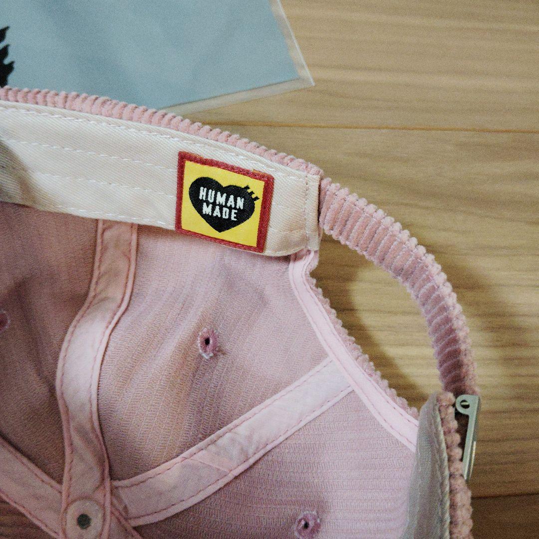 Human Made コーデュロイキャップ ピンク