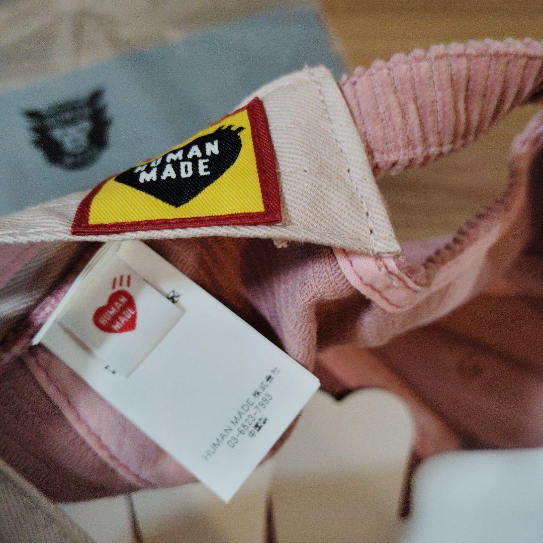 Human Made コーデュロイキャップ ピンク