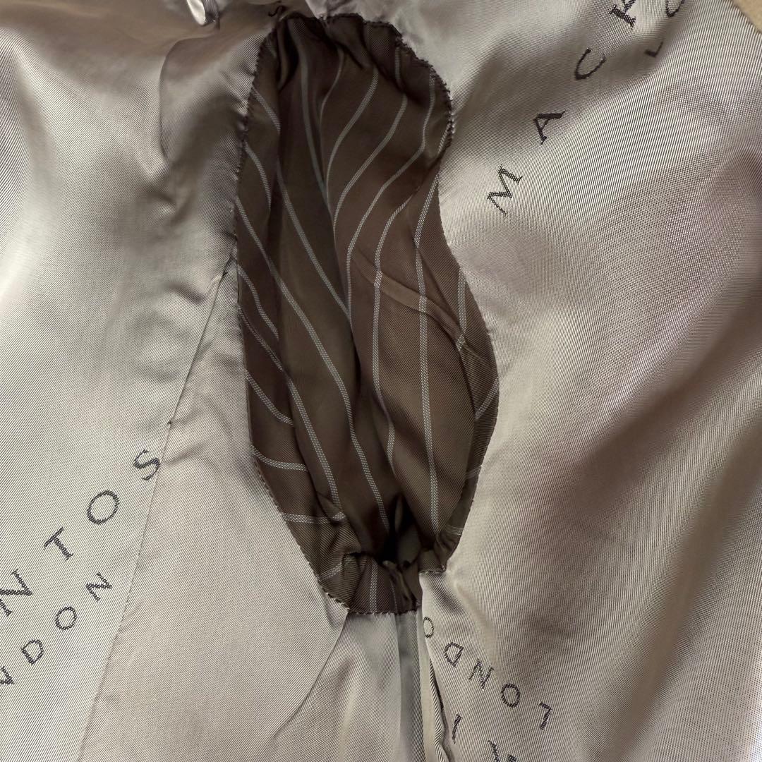 MACKINTOSH LONDON Pコート ベージュ 40 カシミヤ 美品