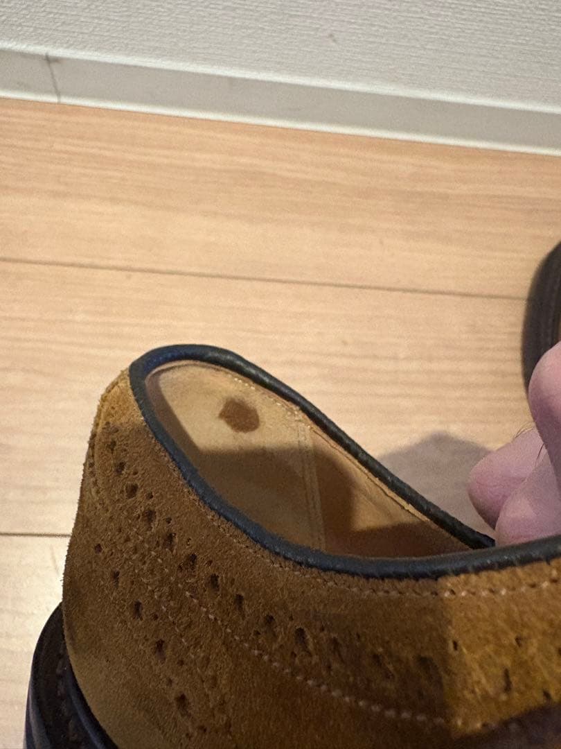 JOSEPH CHEANEY&SONS スウェード生地別注 7ハーフ イギリス製