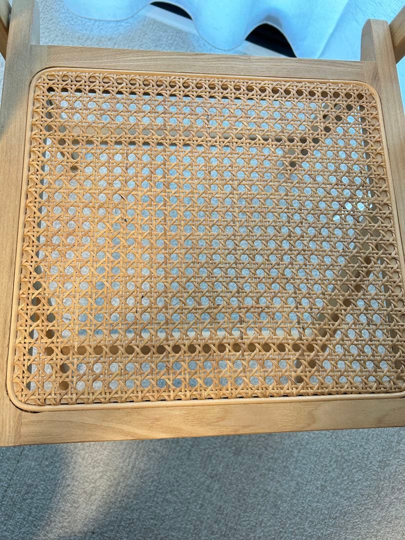 ZARA  ラタン&ウッド ラタンチェア　折りたたみ椅子　　一脚