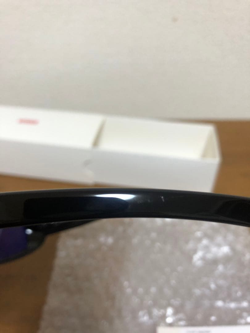 Supreme ブラック サングラス ケース付き