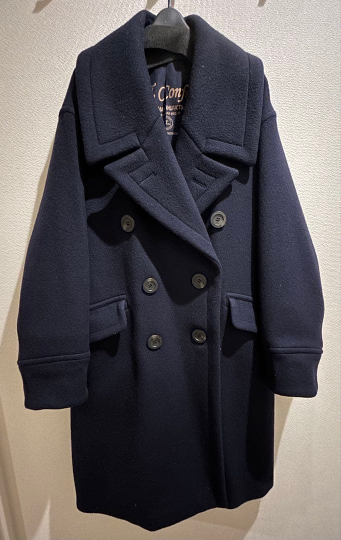 k*u様 Robes＆Confections ネイビー ウール　コート