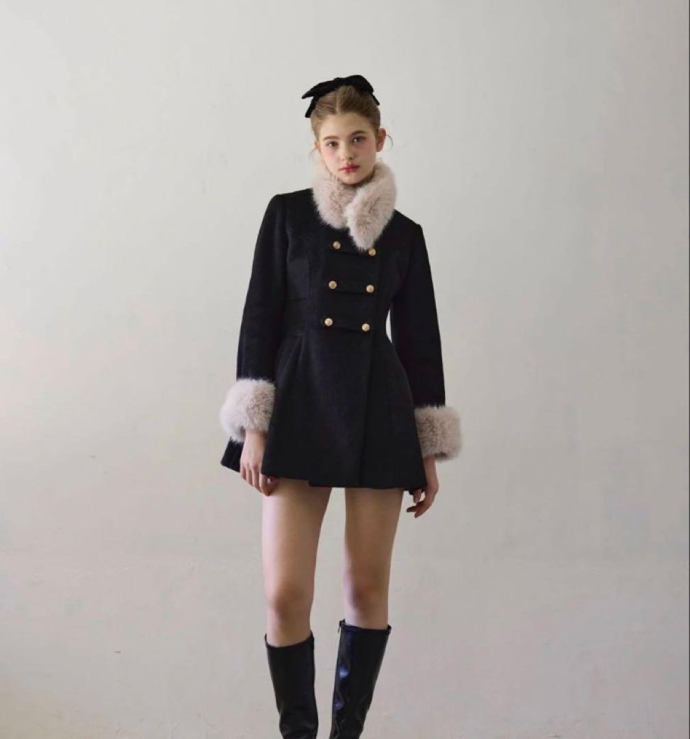 Treat Ürself アウター Muse fur flare coat