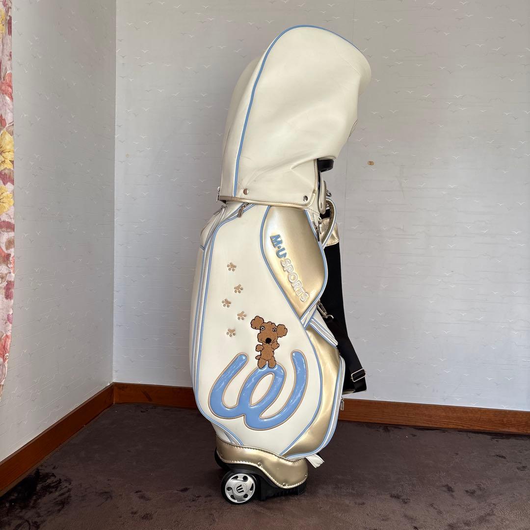 M.U.SPORTS クマ刺繍 キャディバッグ