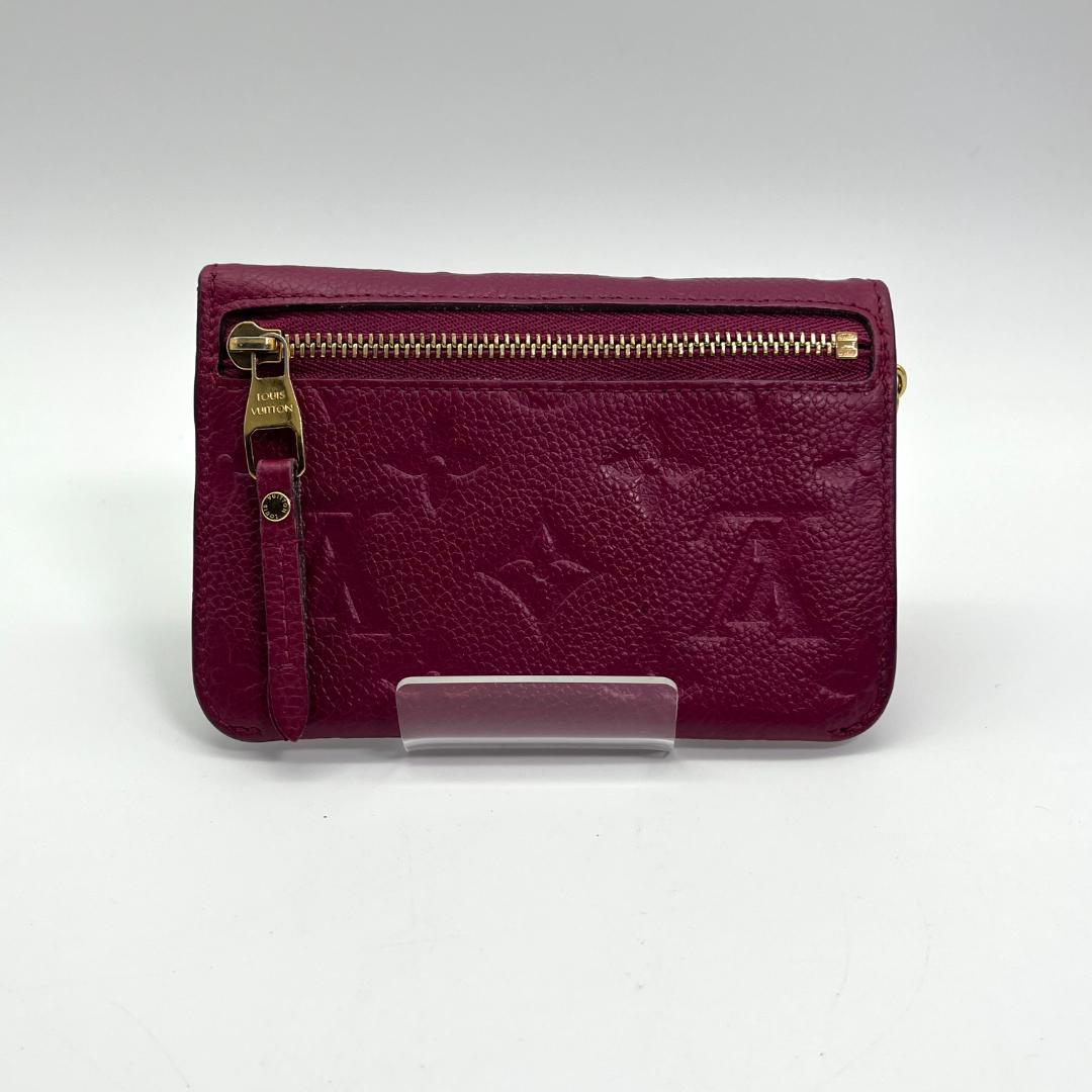ルイヴィトン　ポシェットクレ　アンプラント　ケース　グレープ　パープル