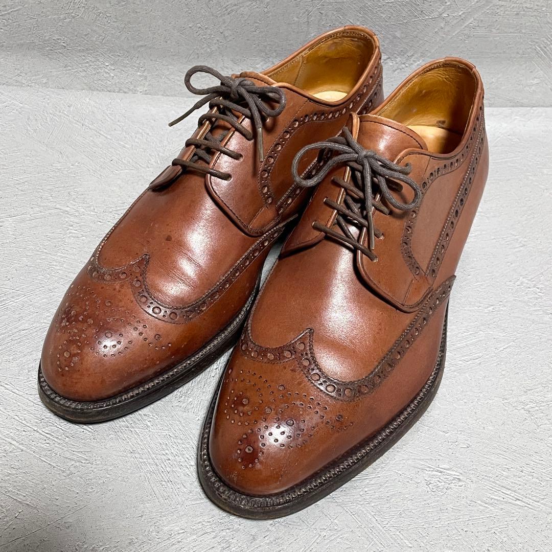【まっぴー】スコッチグレイン 匠 ウィングチップ ビジネスシューズ 本革