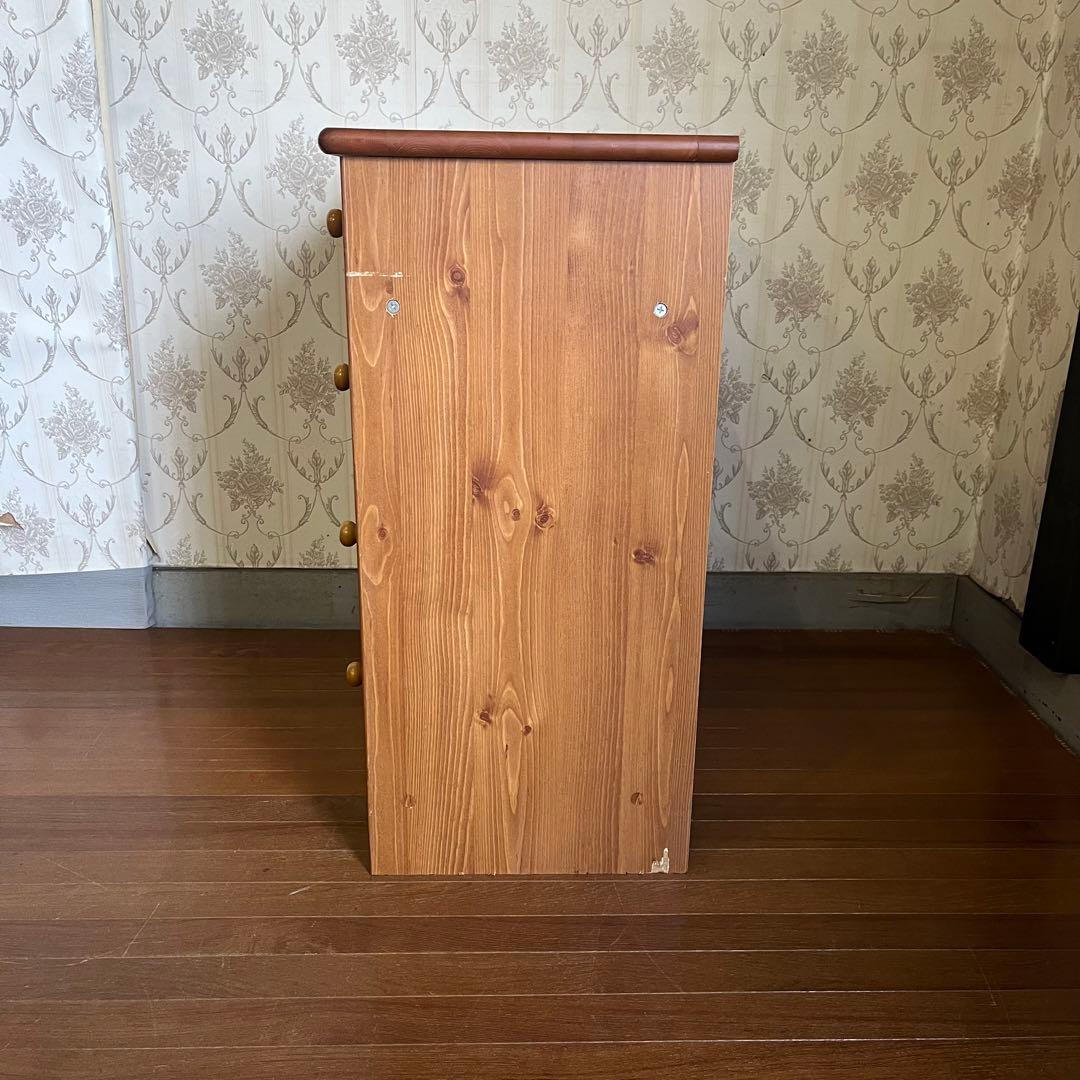 【アンティーク】② 木製 チェスト キャビネット 4杯 収納棚 箪笥 北欧レトロ