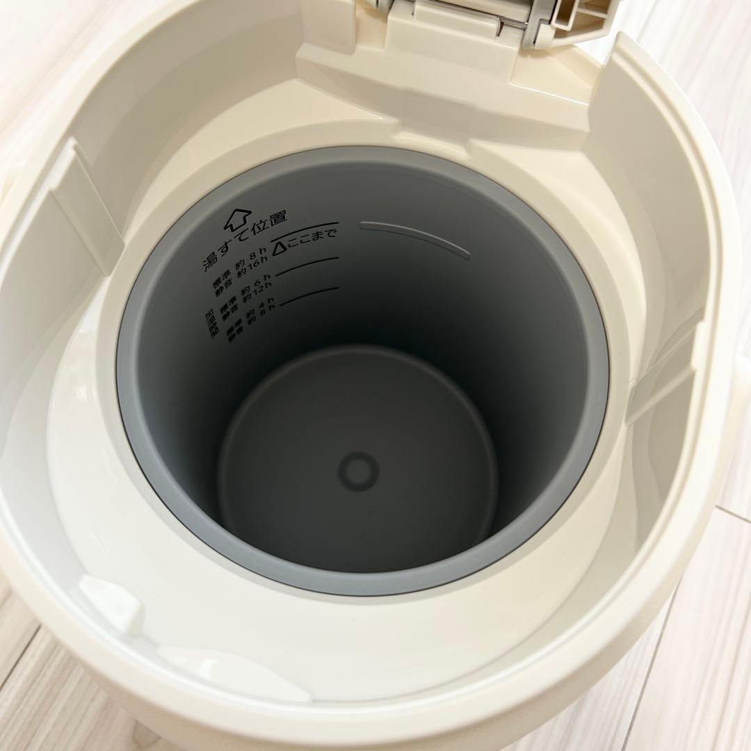 【使用回数2〜3回】象印 スチーム式加湿器 EE-MA20 オフホワイト