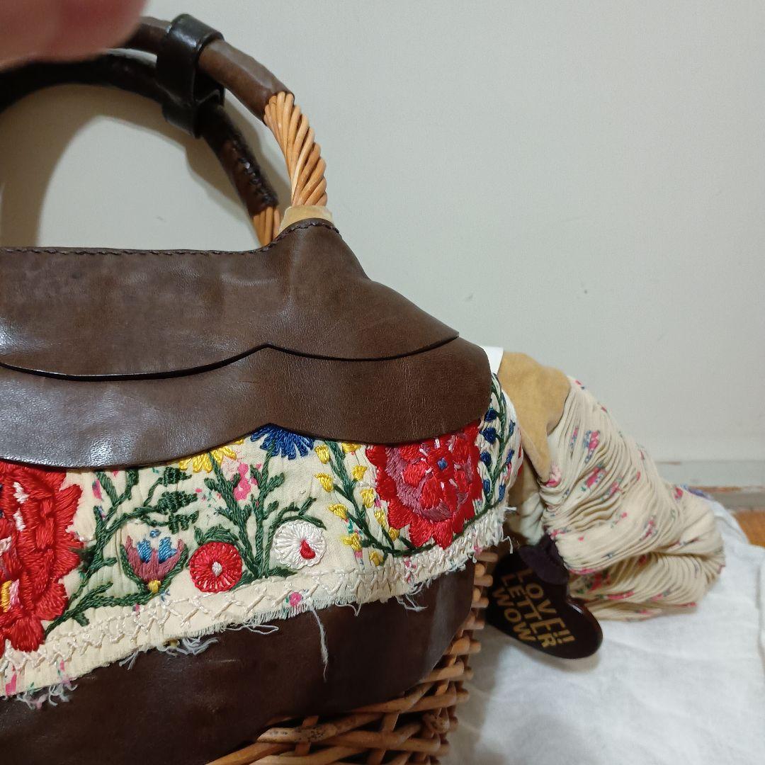 エバゴス ebagos カゴバッグ LOVE LETTER WOW 限定