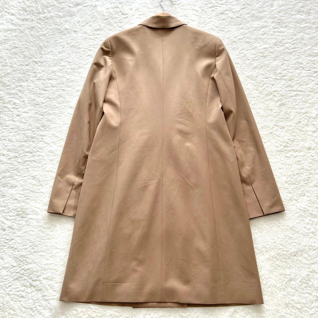 【美品】セオリー ダブルブレスト テーラードロングジャケット サイズ6