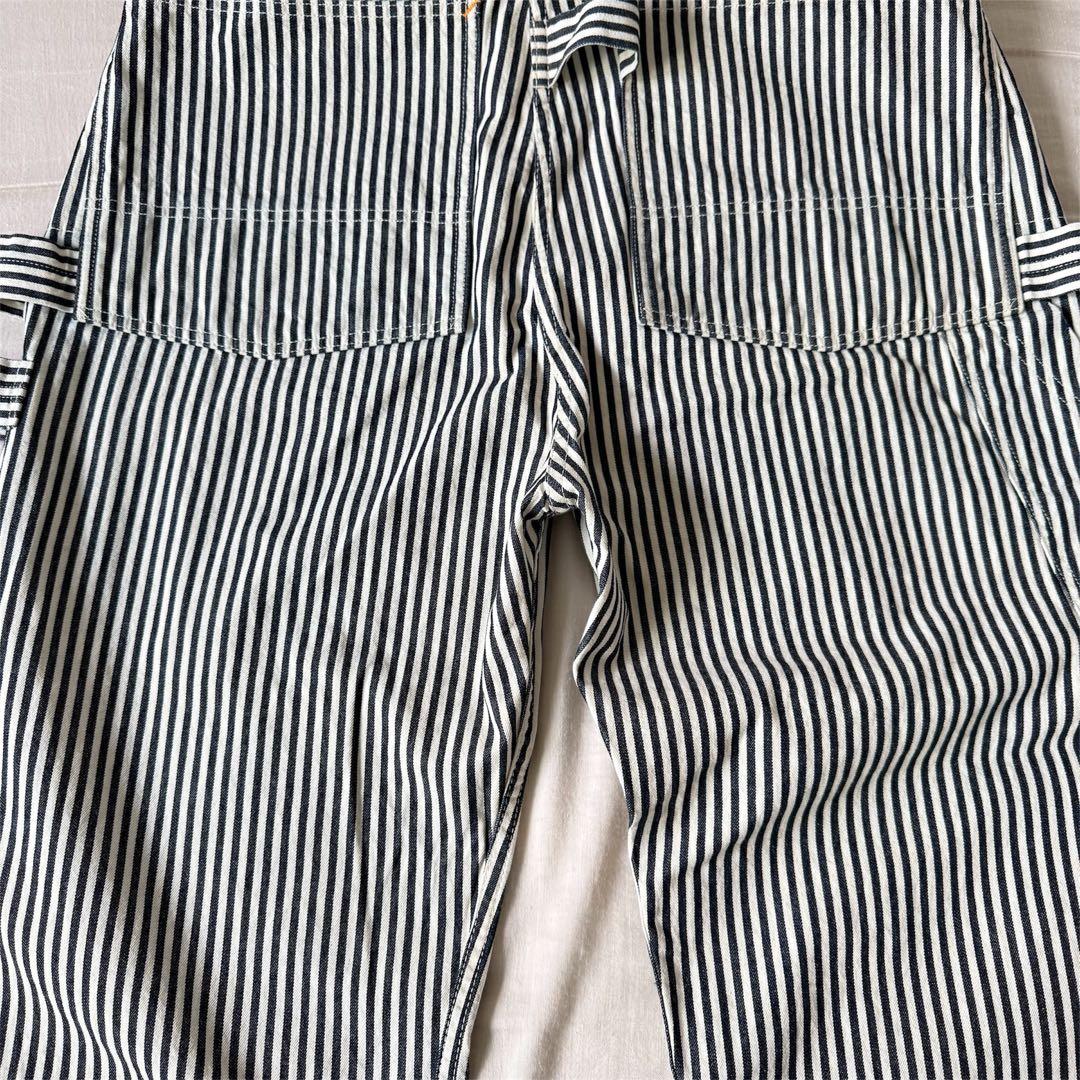 TCB jeans HANDYMANオーバーオール ヒッコリー 34 美品