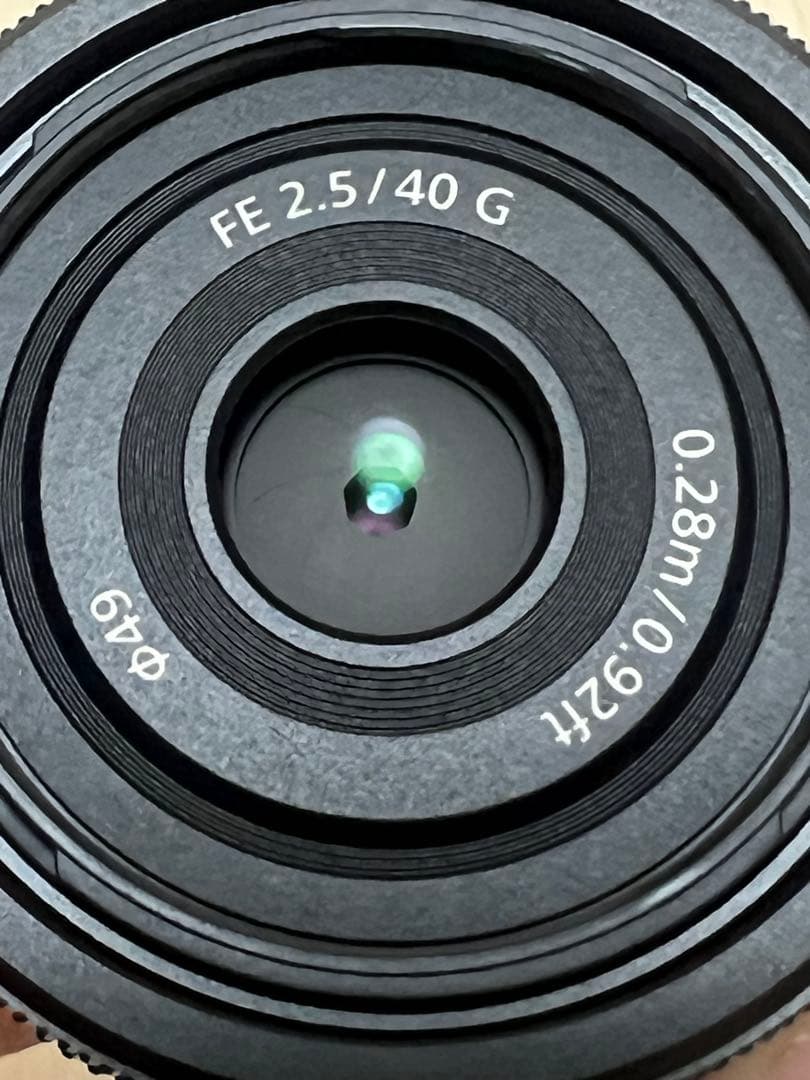 ほぼ新品 SONY FE 40mm F2.5 G 【おまけ付✨】