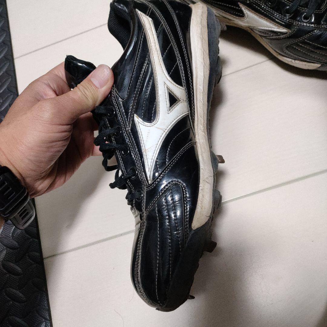 あ*。様 【レア】千葉ロッテマリーンズ安田選手　実使用スパイク　ミズノプロ　オー