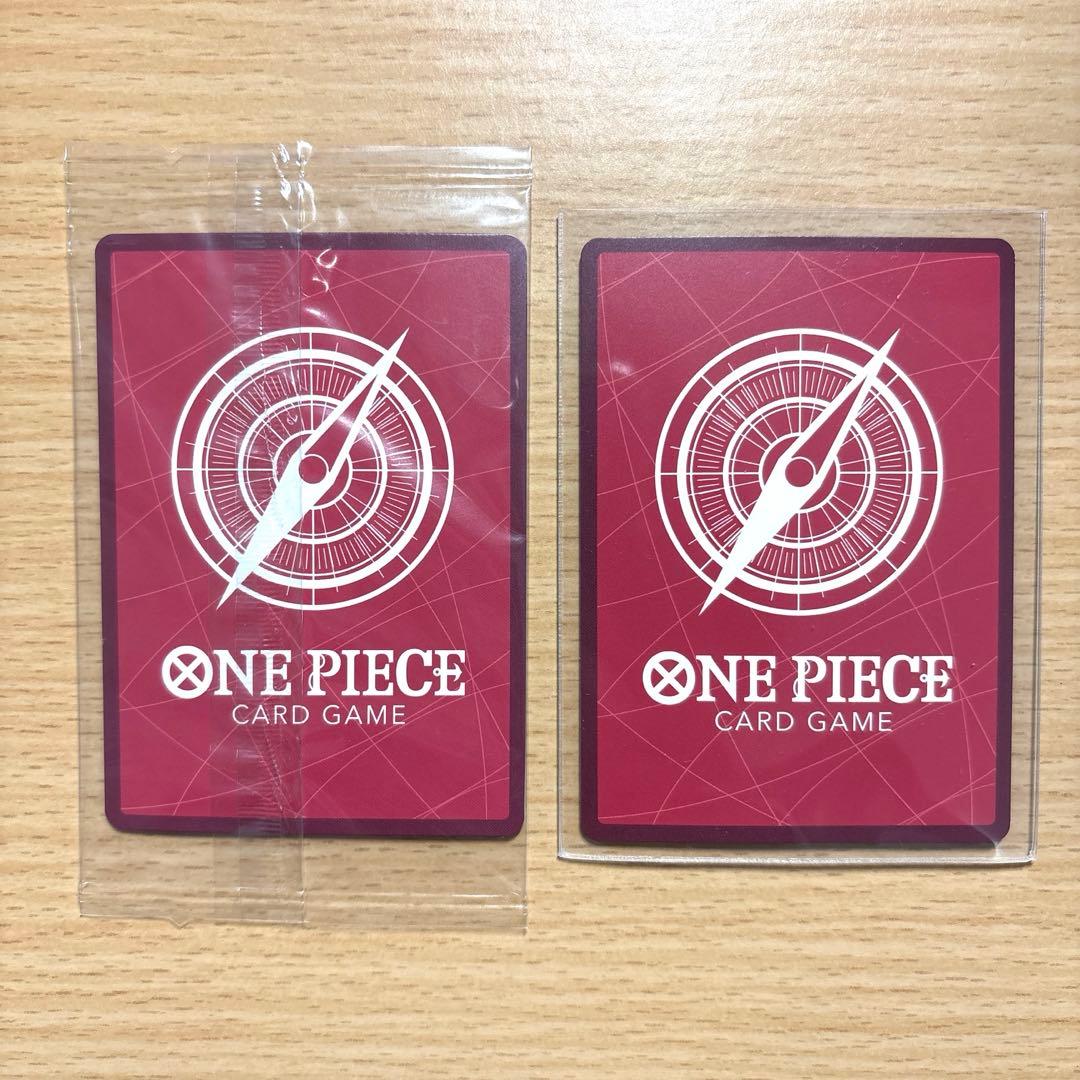 ワンピースカードモンキー・D・ルフィ L ST01-001 金文字と銀文字セット