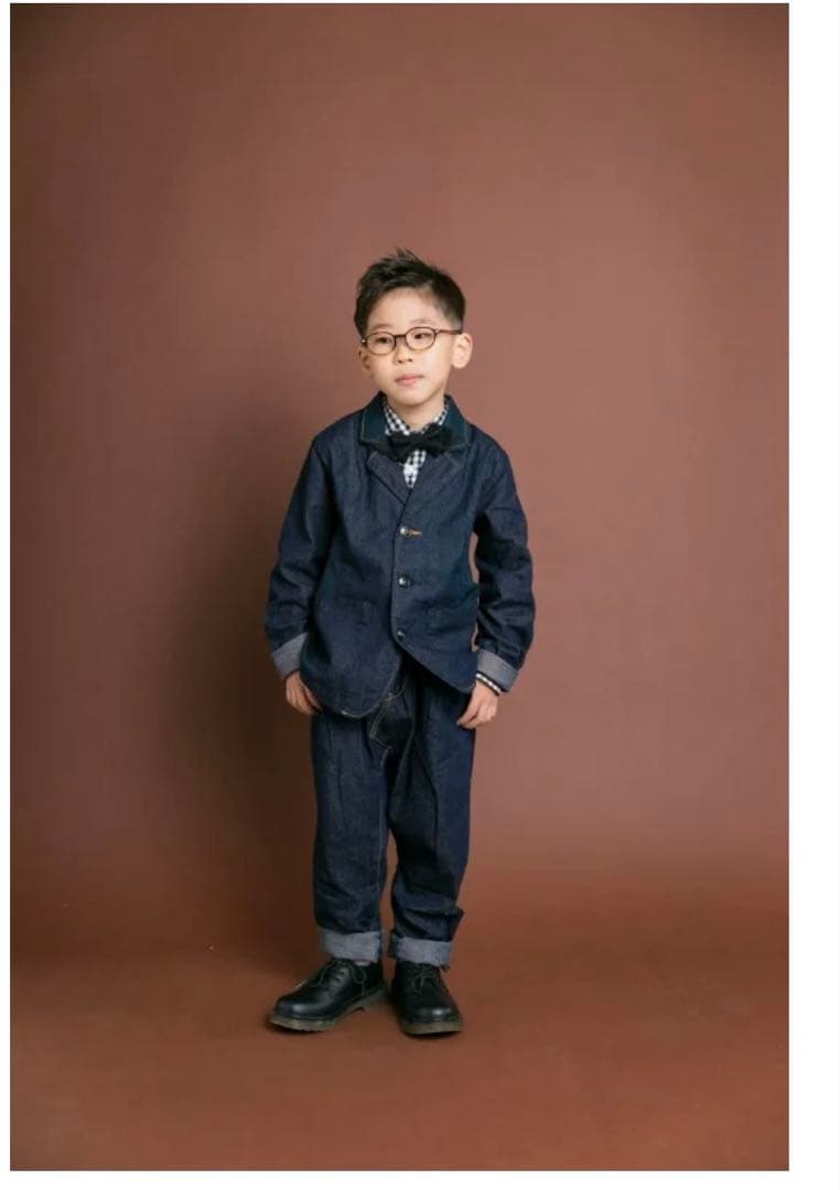 ジョン万次郎 130㎝　OQNO オクノ デニムセットアップ