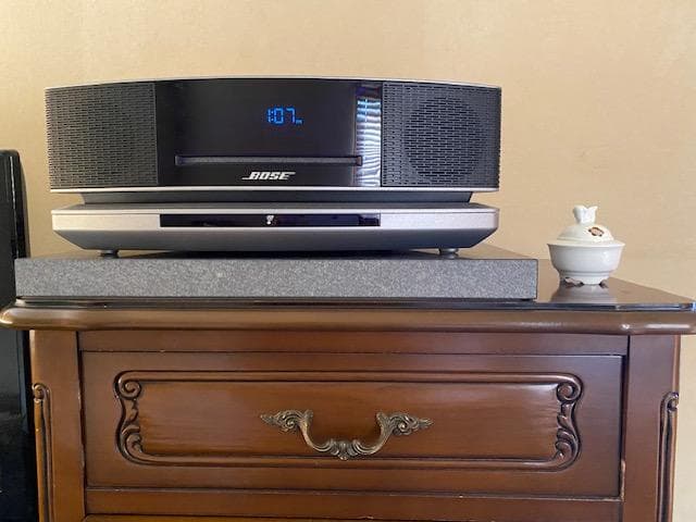 高級 天然黒御影石 オーディオボード　●375×375×30●　特価【送料無料】