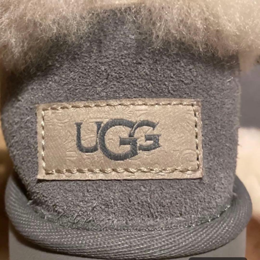 【更に更に値下げしました】UGG グレー ムートンブーツ 23センチ
