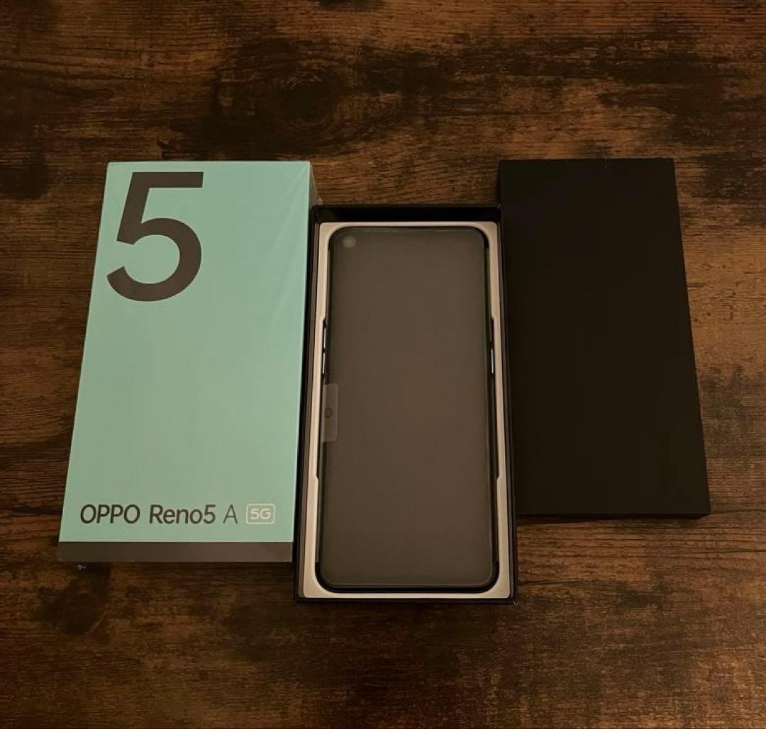 OPPO Reno5 A 5G アイスブルー 6GB/128GB 初期化済 美品