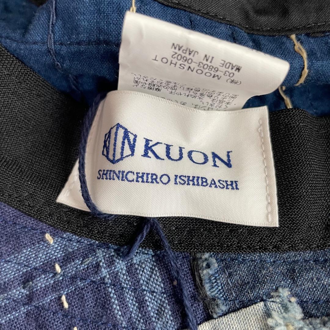 ✨レア・未使用✨KUON クオン デニム パッチワーク バケットハット