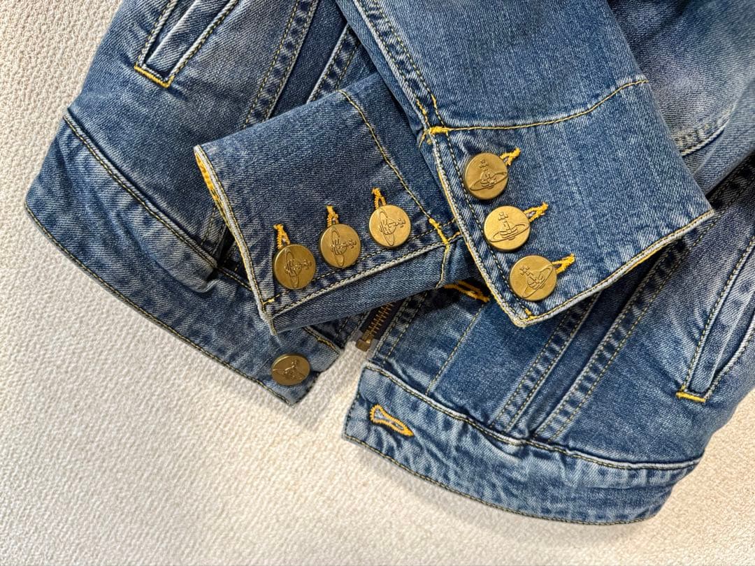 美品希少VivienneWestwood オーブ/スクイグル/デニムジャケット