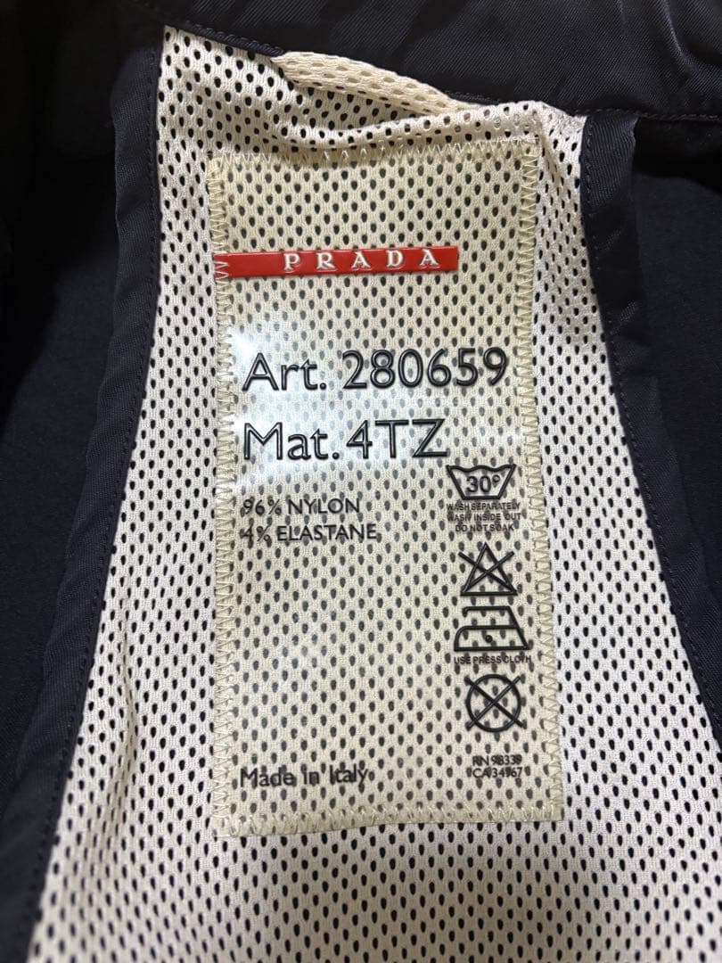 【希少】PRADA 90s アーカイブ ナイロンライダース テック Y2K