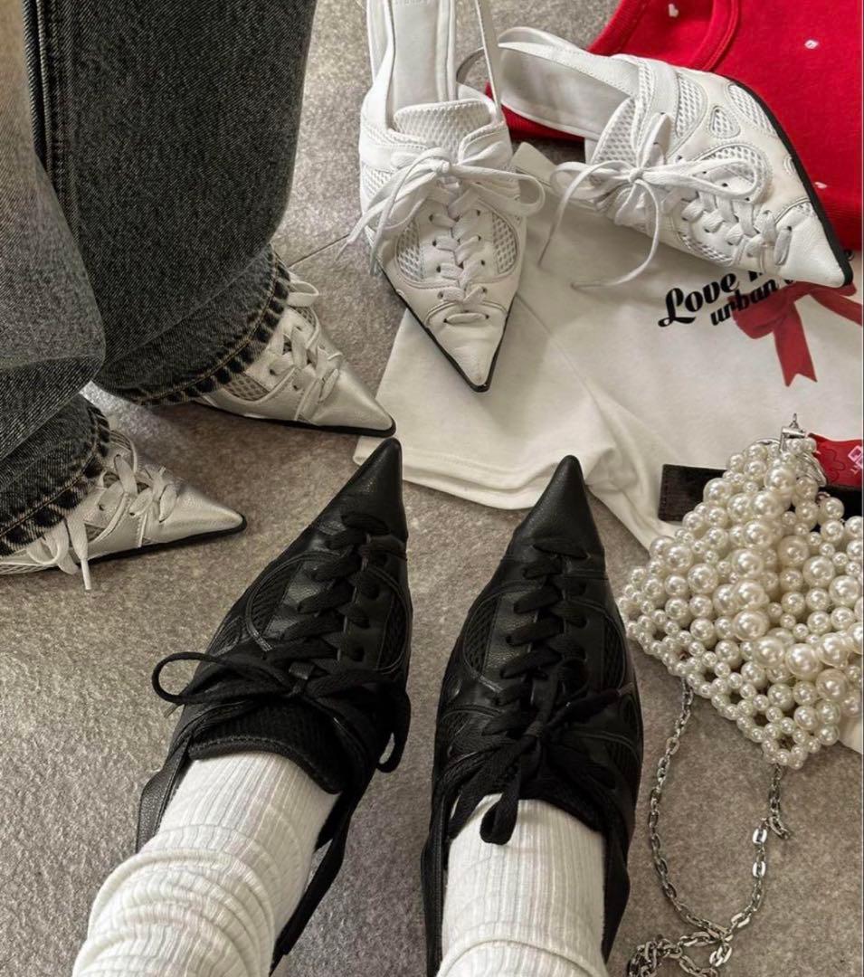 ぴ  aclent Hybrid sneaker mule