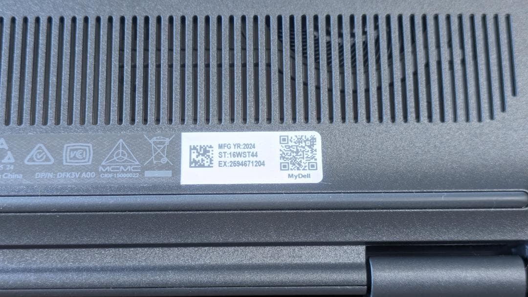 高年式　DELL /Win11/Ryzen5-8540U/16GB/SSD