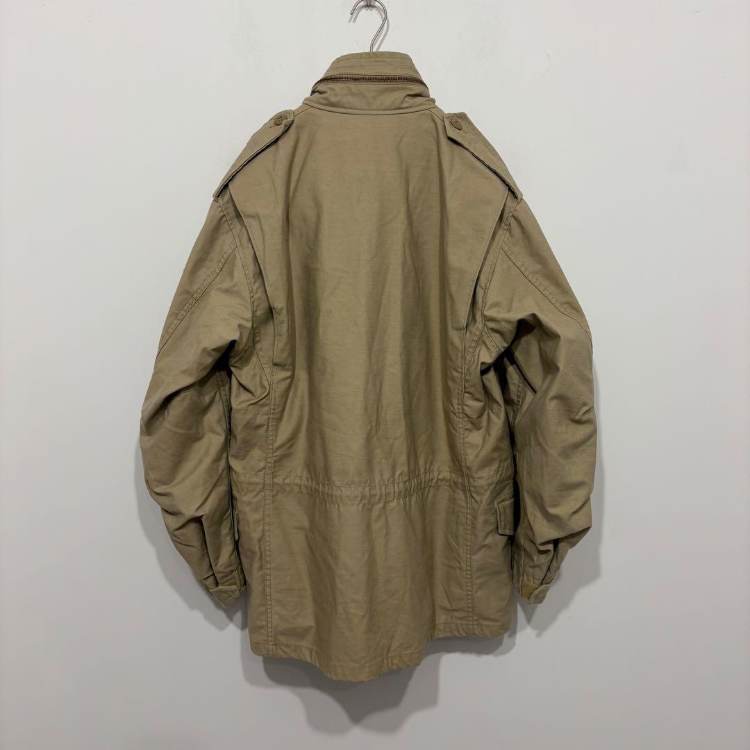 ALPHA 美品 90s ビンテージ アメリカ製 M-65 ジャケット ベージュ