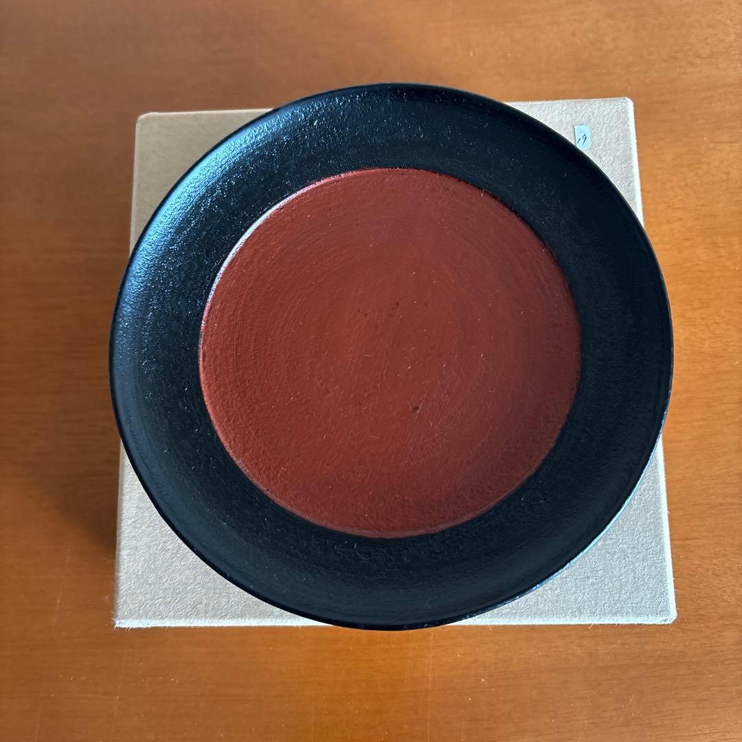 赤木明登氏作 日の丸茶の小皿