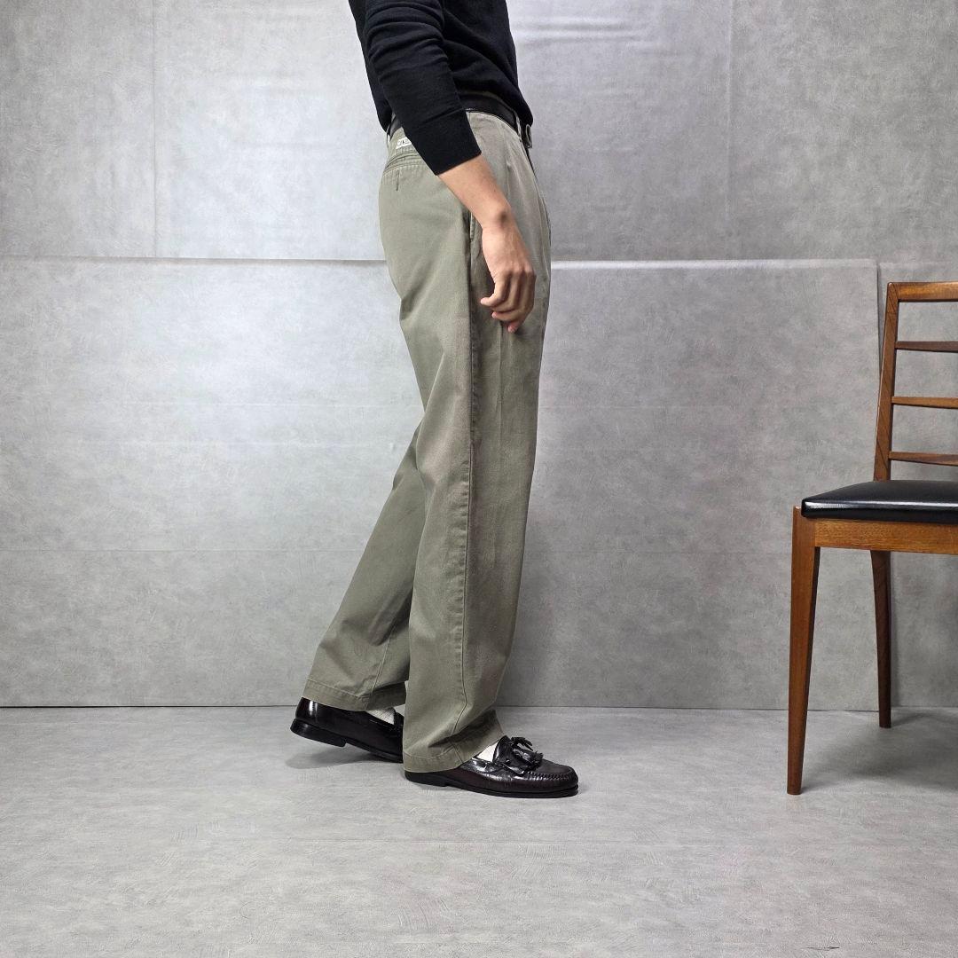 90sPoloByRalphLaurenANDREW ポロチノトラウザーズW30