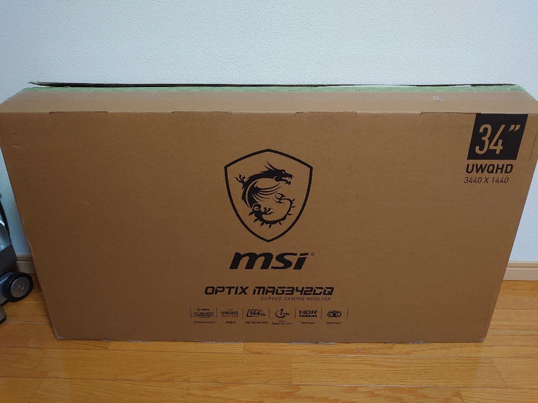 MSI(エムエスアイ) OPTIX-MAG342CQ ゲーミングモニター中古美品