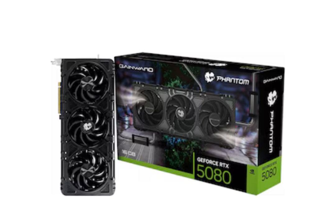 グラフィックボード・グラボ・ビデオカード GAINWARD RTX5080 PHANTOM 16GB GDDR7